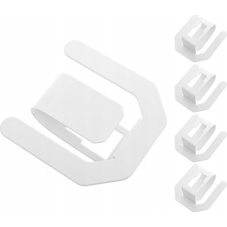 Cinque porta-ciabatte da bagno, con adesivo resistente, durevoli, eleganti ed esteticamente gradevoli.