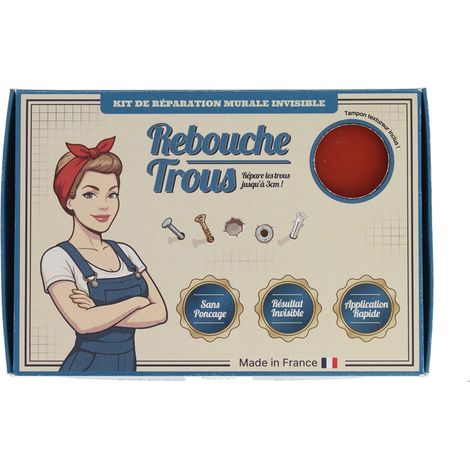 Le Rebouche Trous - Kit de réparation murale Murs lisses (1/5)