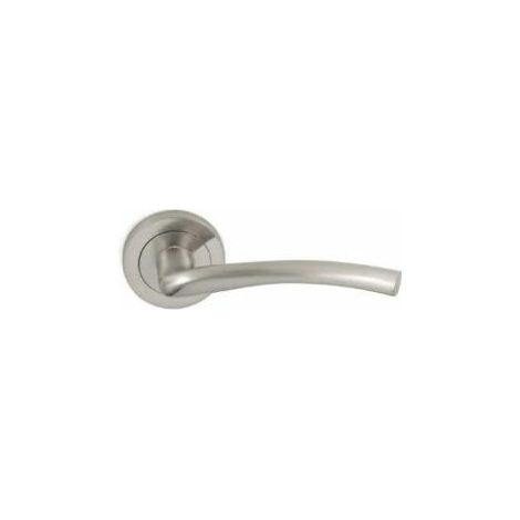 FPLUS juego manivela mod-3 c/roseta niq.sat. , Manilla aluminio con roseta redonda de Ø50mm.
Para puertas interiores.
Incluye tornillos para el montaje.