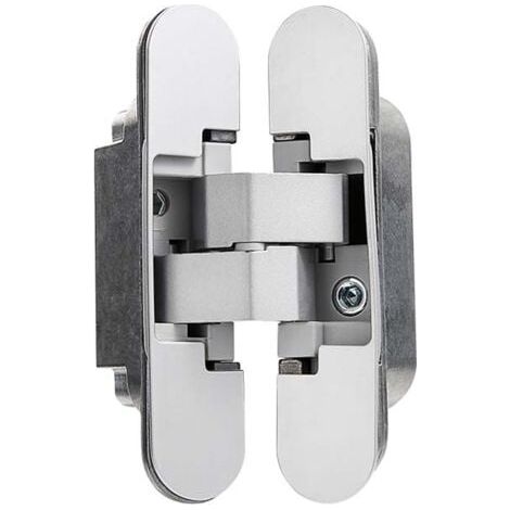 Lot de 2 Charnière Invisible pour Portes Lourdes (Charge 40 kg, Ouverture 180º) (1/5)
