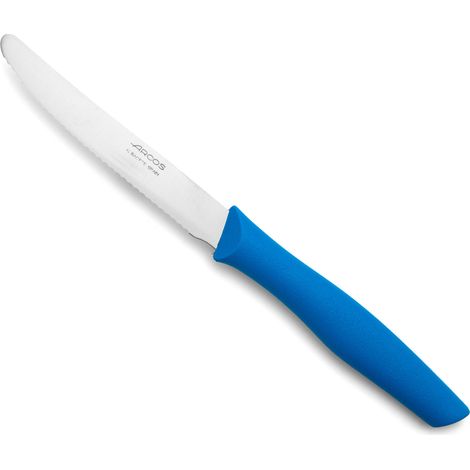 Tischmesser Arcos Nova 188823 in Nitrum Edelstahl und mango in Polypropylen, blaue 11 cm Klinge mit Deckel und Displaybox. (1/5)