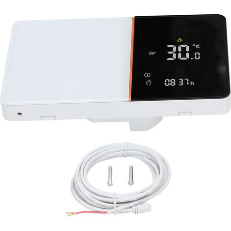 Intelligenter Thermostat, schnelle und präzise Anpassung, mehrsprachig, Dual-Sensor, LCD-Display für Klimaanlagen im Haushalt, 95–240 V (1/5)