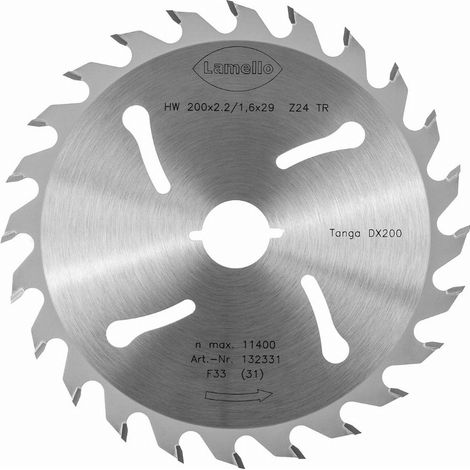 LAME MD D.200X2,4X22 P/TANGA DELTA ANCIEN MODELE (1/2)