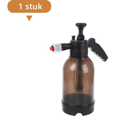 Flacon pulvérisateur à mousse manuel pour lavage de voiture capacité 2 litres résistant aux acides et aux alcalis avec pulvérisateur à pression d air deux buses dimensions 33 par 17 par 12,5 cm couleu (1/5)