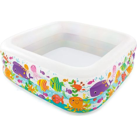 Piscina Gonfiabile Quadra Aquarium +3 Anni 159 CMX159X50H. Peso 3,60 kg (1/4)