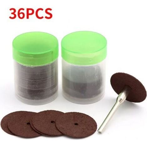 Disque de coupe pour Mini perceuse, 36 pièces, roue de découpe, accessoires Dremel, outils abrasifs pour outil rotatif (1/5)