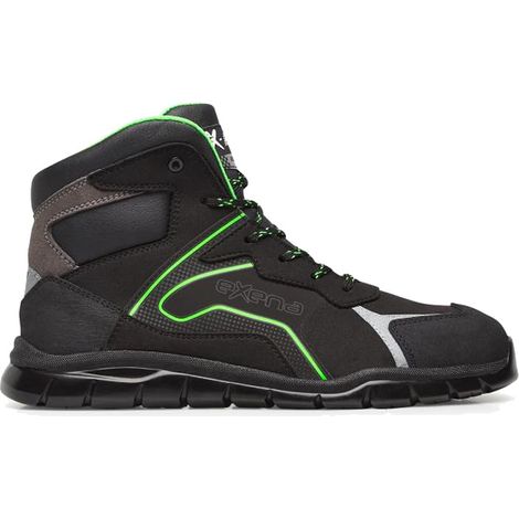 Scarpe alte antinfortunistiche Exena XR99 Street S3 SRC - 44 - Nero/Verde