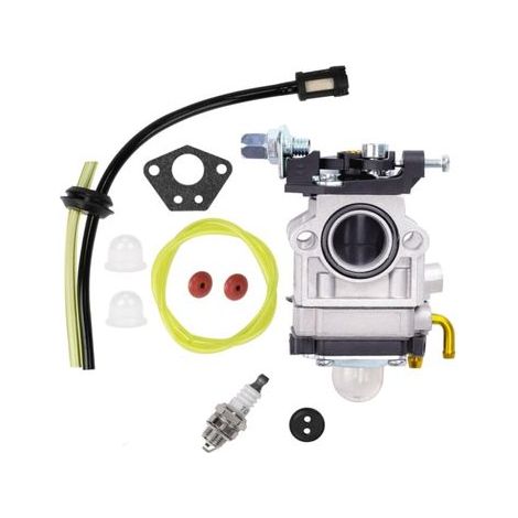 Carburateur pour Moteur de Débroussailleuse 52cc 49cc 43cc, Kit Carbu avec Joint, Tuyau, Bougie d'Allumage (1/5)