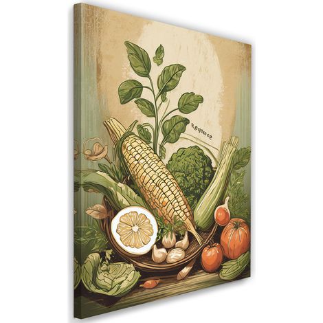 Tableau déco Légumes manger cuisine 40x60 (1/5)