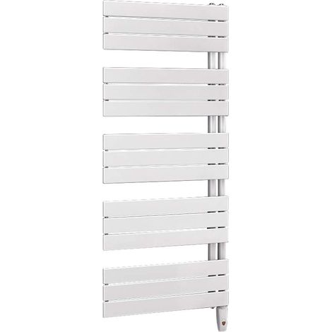 Sèche-serviette électrique ARBORESCENCE collecteur droite blanc 750W - 1430 x 600 mm - Finimetal (1/5)