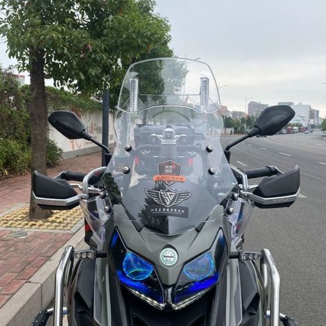 Deflecteur De Pare-Brise Moto - Réglable - Universel Pour Tous Modèles - Hauteur Allongée - 1 Pièce