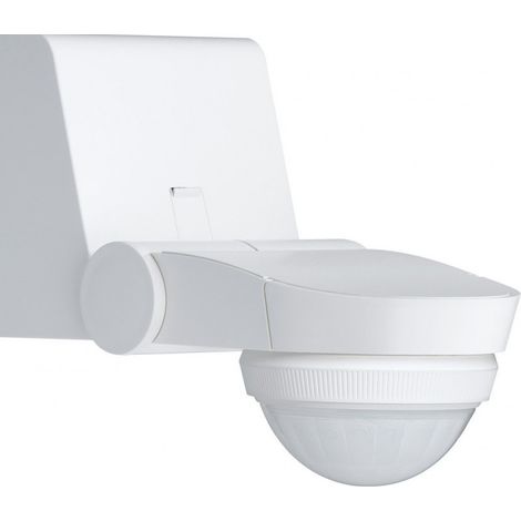 Hager – Détecteur de mouvement IR standard 360 blanc – Portée 12m – Angle d'inclinaison 180° – Fixation murale – Pour gestion éclairage