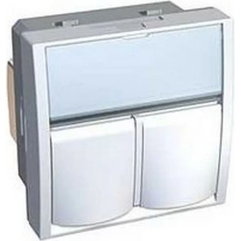 Schneider ALB45336 - Altira - Dual RJ45 cat6 FTP socket