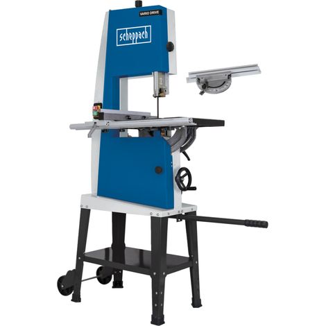 Scheppach Scie à ruban professionnelle BASA3 – 230 V – 1100W – Hauteur de coupe 205 mm – Largeur de coupe 306 mm – Vitesse 370-750 m/min