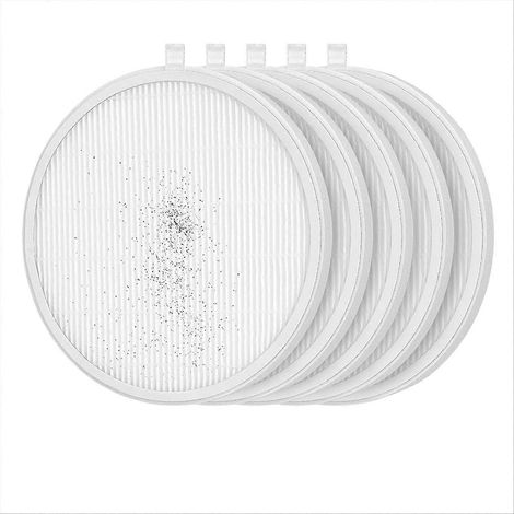 Lot de 5 filtres réutilisables pour collecteur de poussière d'ongles, compatibles avec les collecteurs de poussière d'ongles MelodySusie HPro/SProR