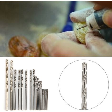 Kit de 25 forets en alliage d'aluminium, accessoires de rechange pour perceuse manuelle. (1/5)