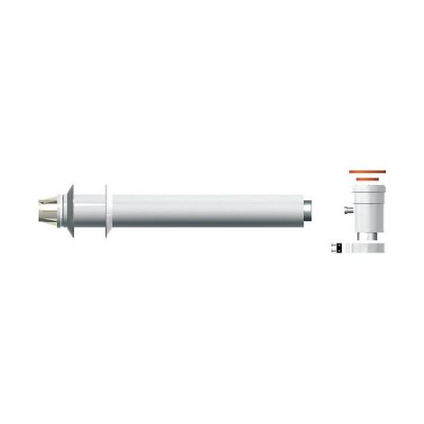Kit Scarico Coassiale 60 x 100 Partenza Vt L 750 Chaff 750 mm (1/2)