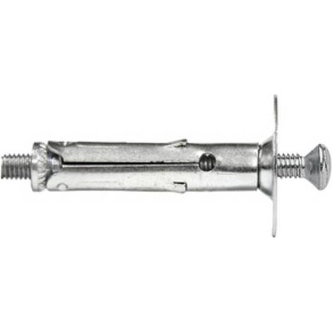 100 x MINI TASSELLO VITE E RONDELLA D 6 MM ACC ZINCOCR