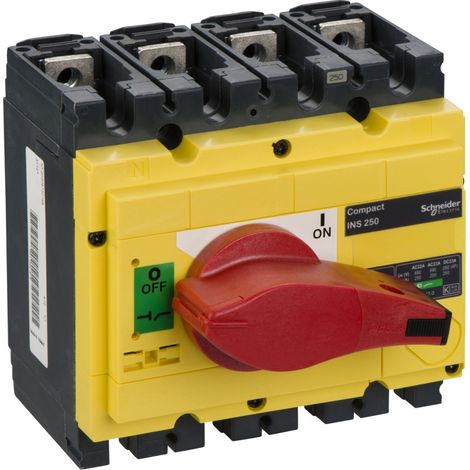 interrupteur sectionneur Interpact INS250 4P 250 A - 31127