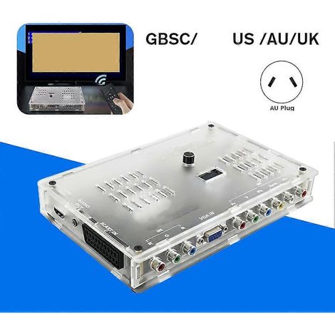 Convertisseur vidéo GBS Control Pro pour consoles de jeux : télécommande, péritel, RGBS, YPbPr, VGA, composite (AV SV vers HDMI compatible prise AU). (1/5)