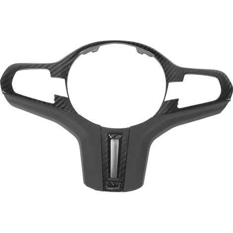 Autocollant de protection de panneau en cuir Nappa pour cadre de volant de voiture en fibre de carbone pour M5 X3 X4 F90 G30 G32 G01 G02 sans bouton chauffant (1/5)