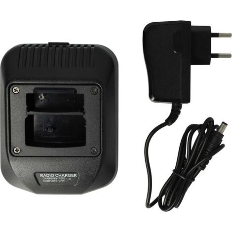 vhbw Akku-Ladegerät kompatibel mit Motorola PMNN6074 Funkgerät Walkie Talkie Akkus (Ladeschale, Netzteil) - 4,4 V, 1,0 A (1/4)