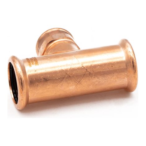 Copper Press Fitting 28x28x1/2" FI Tee for Water & Gas (1/3)