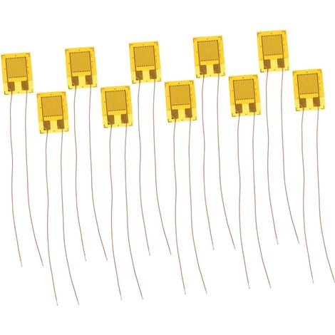 10 Jauges De Contrainte Bx120 En Plastique Fil, Capteurs De Pression Précis Multifonctions, Accessoire Capteur De Poids Pour Applications Industrielles Et Scientifiques (1/5)