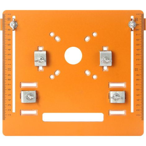 Placa base multifuncional para máquina de corte: corte plano a 90°, corte diagonal a 45°, compatible con máquinas de mármol de 10 cm (4 pulgadas), máquinas de corte y máquinas de gong. (1/5)