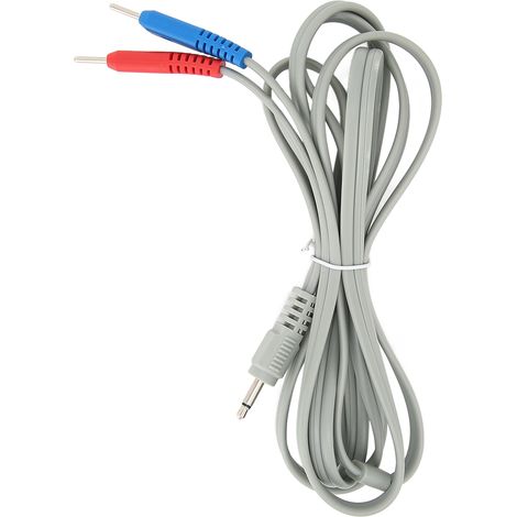 Câble de connexion TENS 2 en 1 pour électrothérapie et massage musculaire (1/5)
