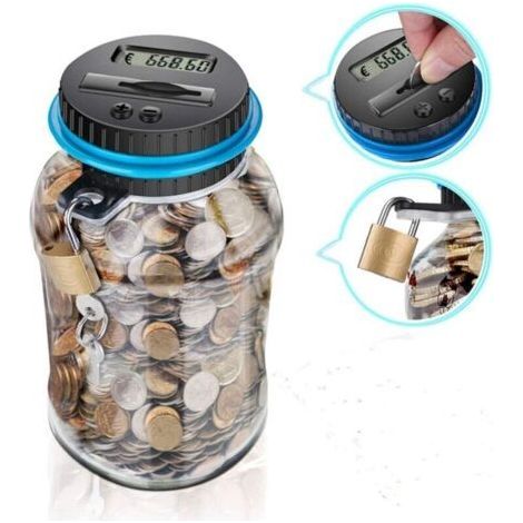 Digital Money with Coin Counter for Children and Adults 1.8 L (1/5)