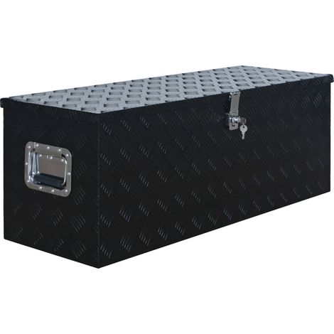 Boîte en aluminium 1085x370x400 mm Noir