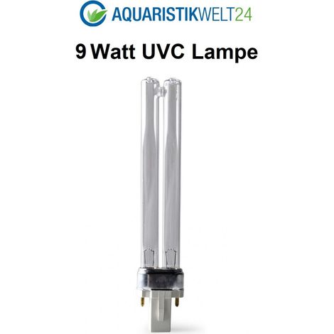 9 Watt UVC Ersatzlampe mit G23 Sockel