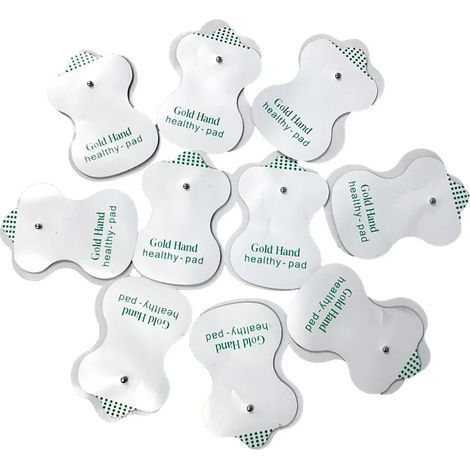 Électrodes auto-adhésives pour appareils de physiothérapie électrique TENS, stimulateur musculaire, patchs de massage corporel à basse fréquence 02242