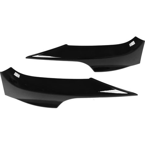 Jeffergarden Lèvres de spoiler avant – 2 pièces noir brillant, pour BMW Série 3 E92/E93 M Sport 2006-2009. Style sportif authentique. (1/5)