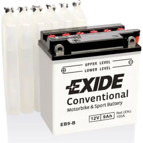 Batería de Moto EXIDE EB9-B 5Ah 12V