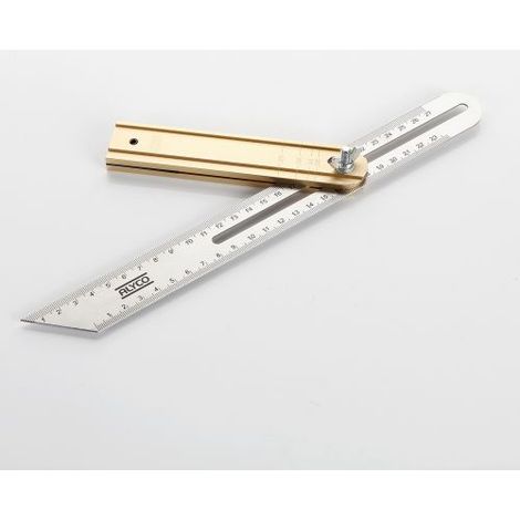 Falsa Escuadra Acero Inoxidable 250 Mm Mango Aluminio Alyco (1/5)