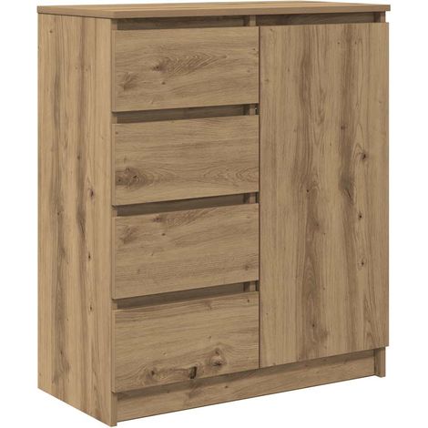 Maison Exclusive - Aparador con cajones roble artisan 71x35x84cm