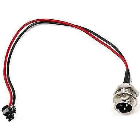 Compatible avec les scooters/hoverboards auto-équilibrés, connecteur 3 broches 3 pôles, remplacement du port de charge à 2 fils, accessoire pratique pour scooter électrique auto-équilibré. (1/5)