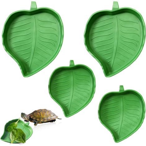 4 Stück Reptilien Futterschale Wasserschale Terrarium Schildkröte. (1/5)