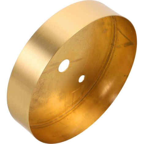 Socle Lumineux LED Rond en Cuivre Couleur Or pour Lampe Salle à Manger, Installation Facile et Compatibilité Large, pour DIY Cuisine (1/5)