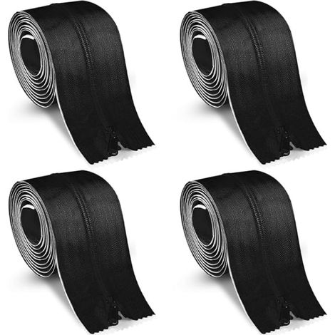 Lot de 2 rouleaux de fermeture éclair auto-adhésive pour serre 7,6 x 2,1 m (1/5)