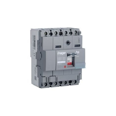 Disj.x160 4P 40kA 16A mag fixe - APPAREILLAGE DE TETE HAGER HNA017M (1/2)