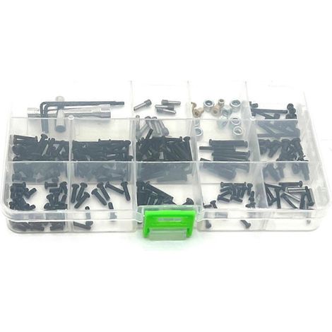 Boîte à outils métallique de mise à niveau pour vis de voiture RC 1/12 (1/5)
