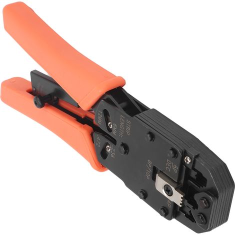 Crimpzange aus hochkohlenstoffhaltigem Stahl, handliches Crimpwerkzeug für Telekommunikationsstecker (1/5)