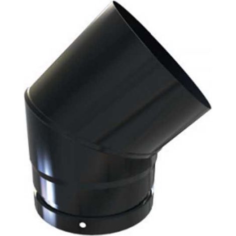 Codo 45º Negro Vitrificado Convesa  Medidas  Accesorios Fontanería: 100mm