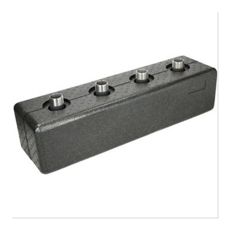 Répartiteur chauffage-chaudière 80-60 P-Pro, 2 groupes, 3m³/h max, 70kW L=475mm
