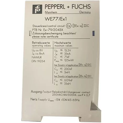 Pepperl+Fuchs WE 77/Ex-1 Switching amplifier 230V 01544S