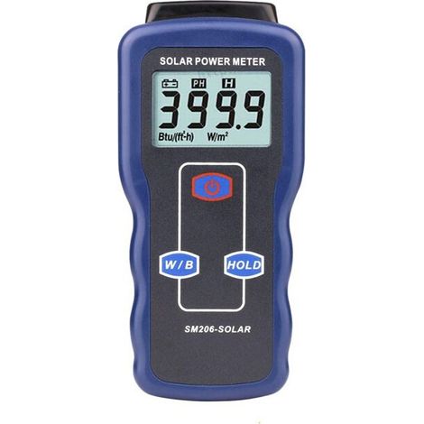 Mesureur Numérique De Rayonnement Solaire, Compteur D'Énergie Solaire SM206 (1/4)