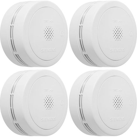 SIEMENS Lot de 5 détecteurs de fumée NF 5TC1292-7 avec autonomie et garantie 10 ans (KNX) (1/3)